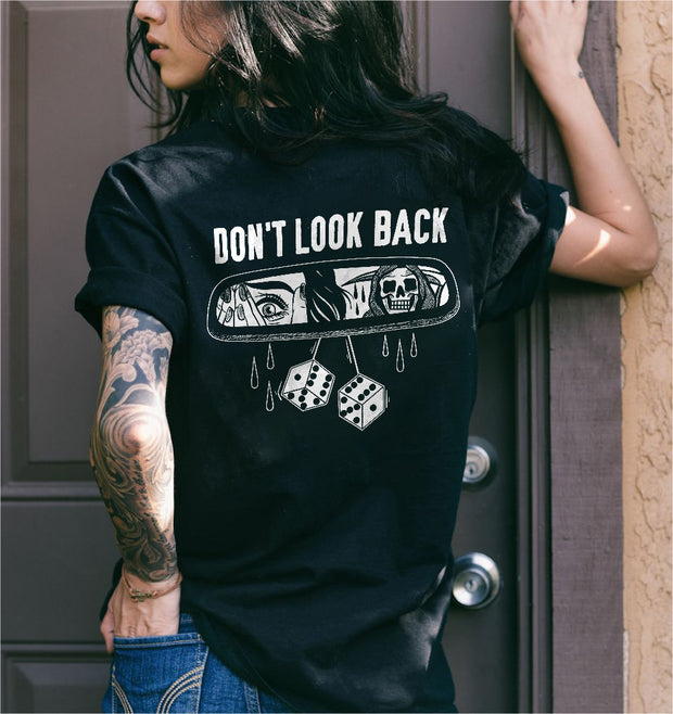 Don't Look Back Printed Women's T-shirt