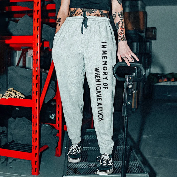 In Memory of When I Gave A Fuck Pants