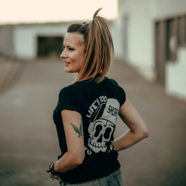Life's Too Short To Give A Shit Printed Women T-shirt
